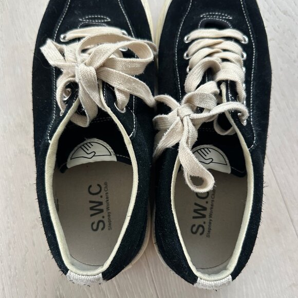 Stepney Workers Club Dellow Black Suede Size 10 - Picture 5 of 5